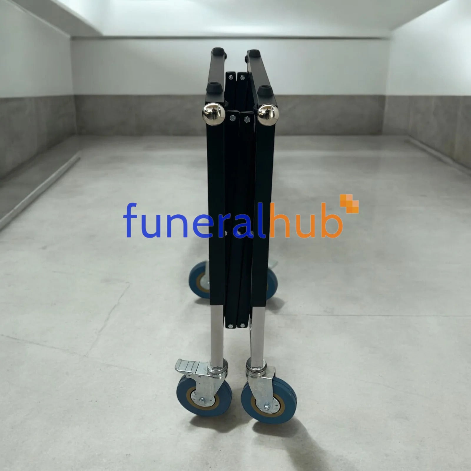 CARRELLO PORTAFERETRI ESTENSIBILE NERO AFTR-320