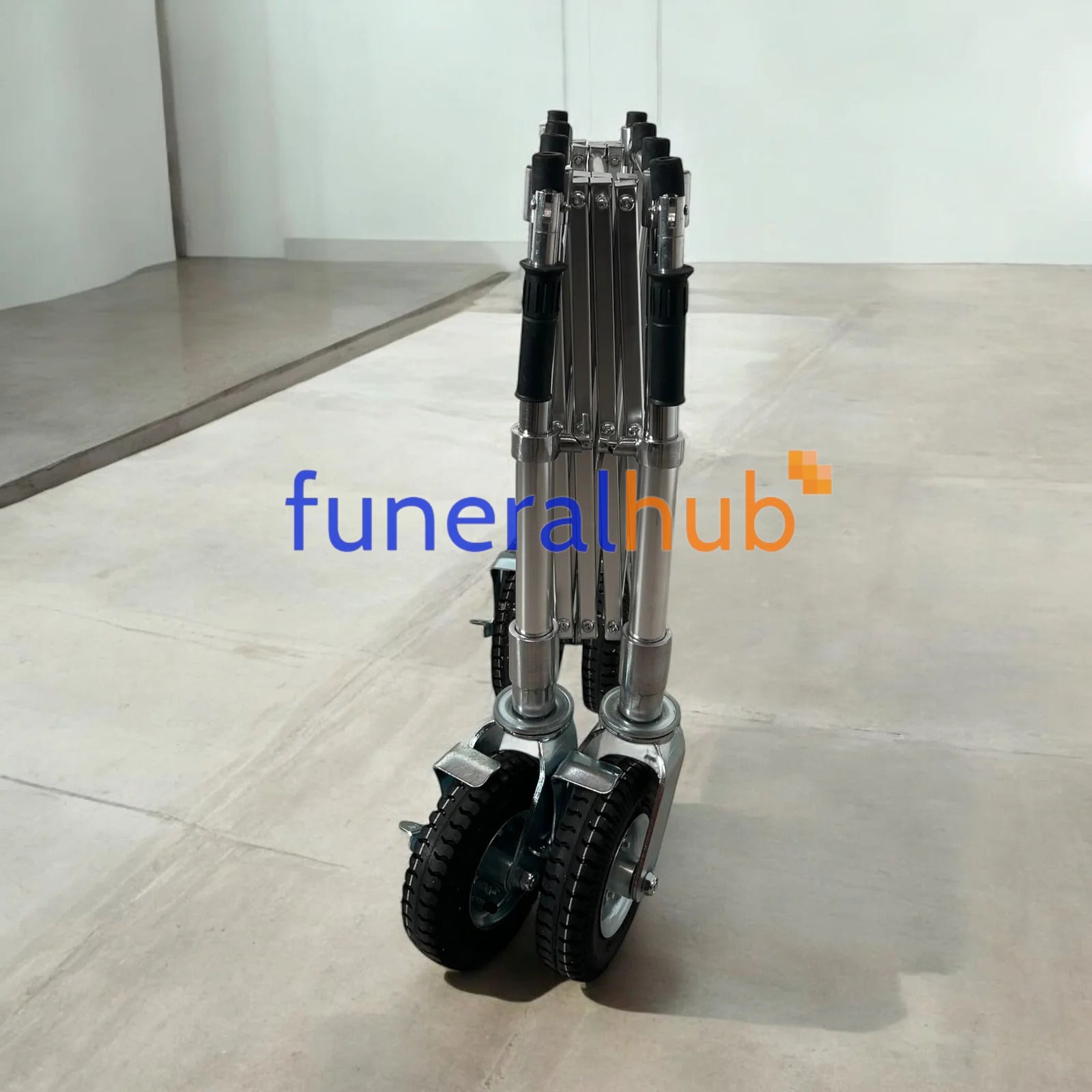 CARRELLO PORTAFERETRI ESTENSIBILE E REGOLABILE ARGENTO AFTR-600