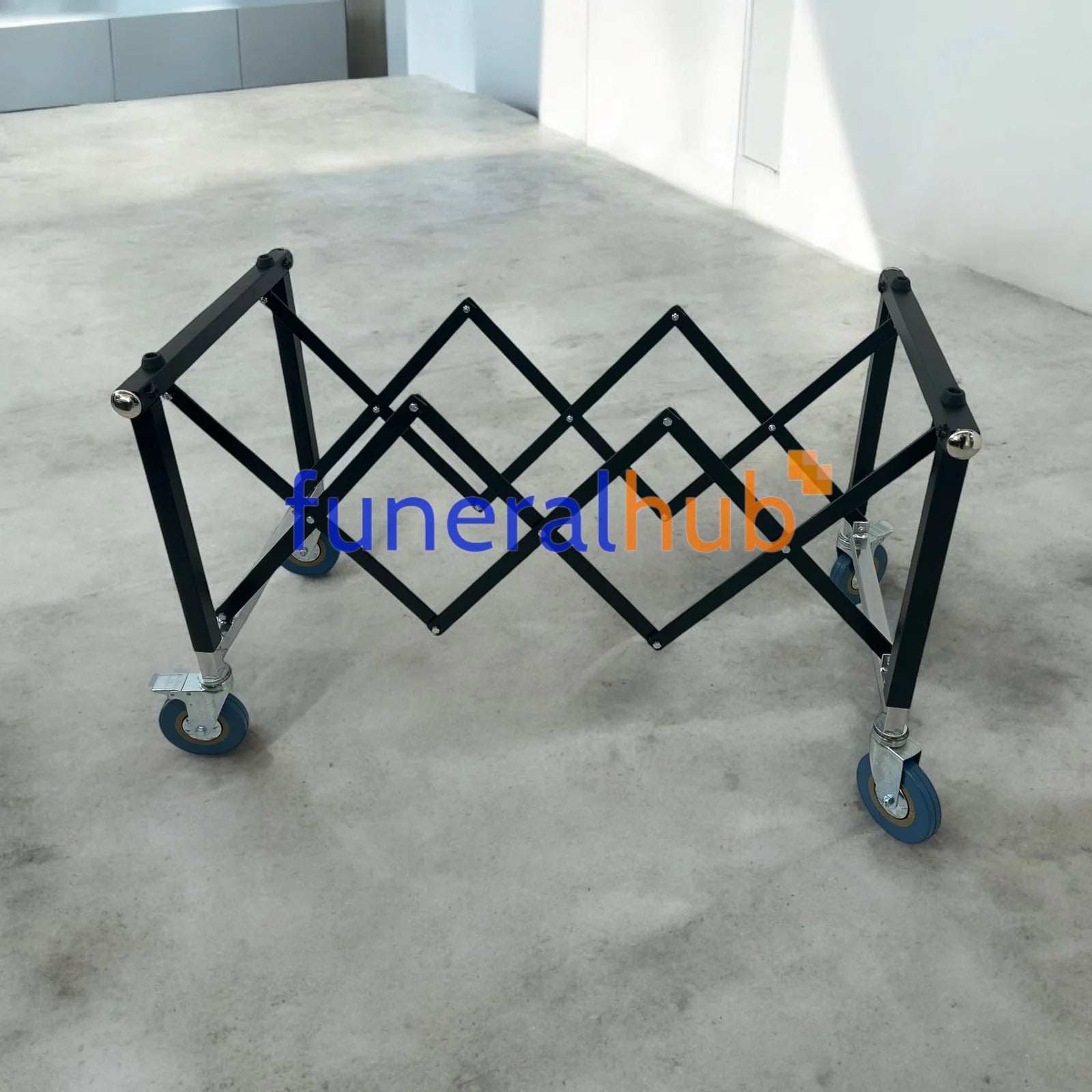 CARRELLO PORTAFERETRI ESTENSIBILE NERO AFTR-320