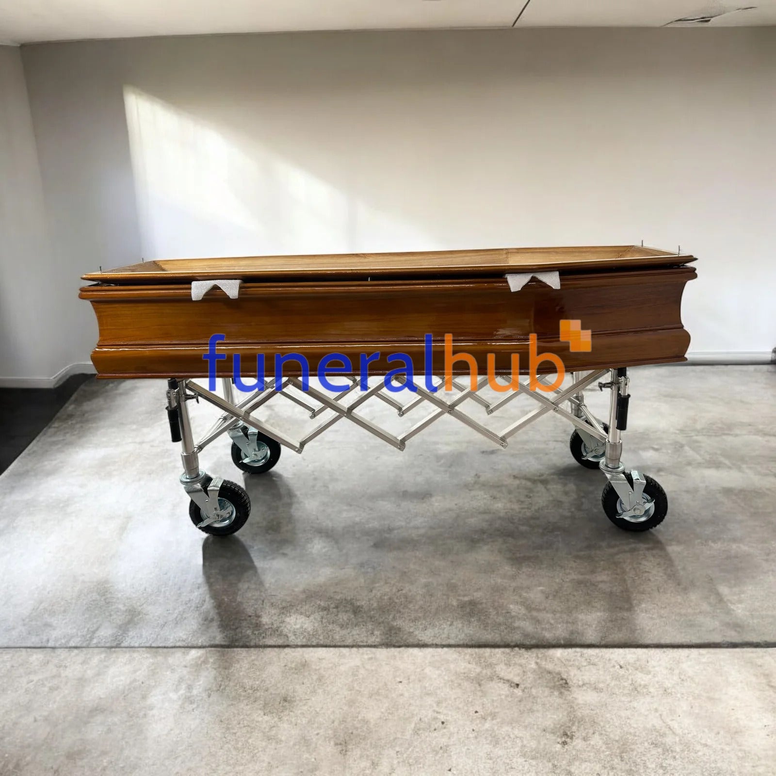 CARRELLO PORTAFERETRI ESTENSIBILE E REGOLABILE ARGENTO AFTR-600