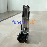CARRELLO PORTAFERETRI ESTENSIBILE E REGOLABILE ARGENTO AFTR-600