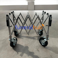 CARRELLO PORTAFERETRI ESTENSIBILE E REGOLABILE ARGENTO AFTR-600