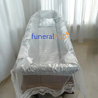 VELO CON BORDINO DI PIZZO E CROCE GRIGIO AFLACEG