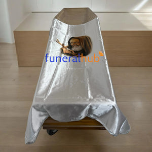 VELO CON LENZUOLINO + IMMAGINE PADRE PIO AFVLZPG GRIGIO