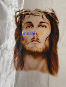 VELO CON LENZUOLINO + IMMAGINE DI CRISTO  AFVLZCG-12 GRIGIO