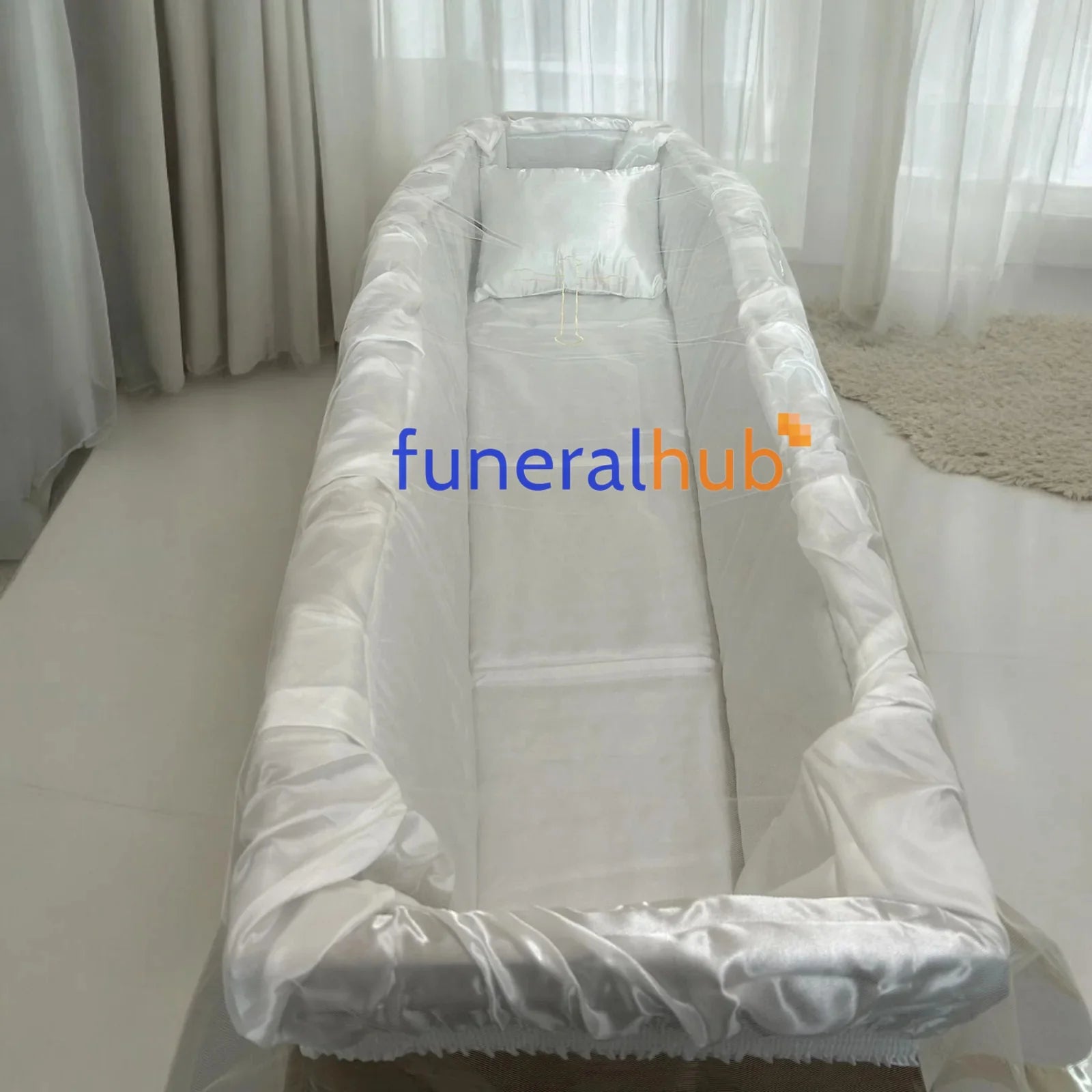 velo con croce di pizzo e bordino in raso champagne AFVLC11